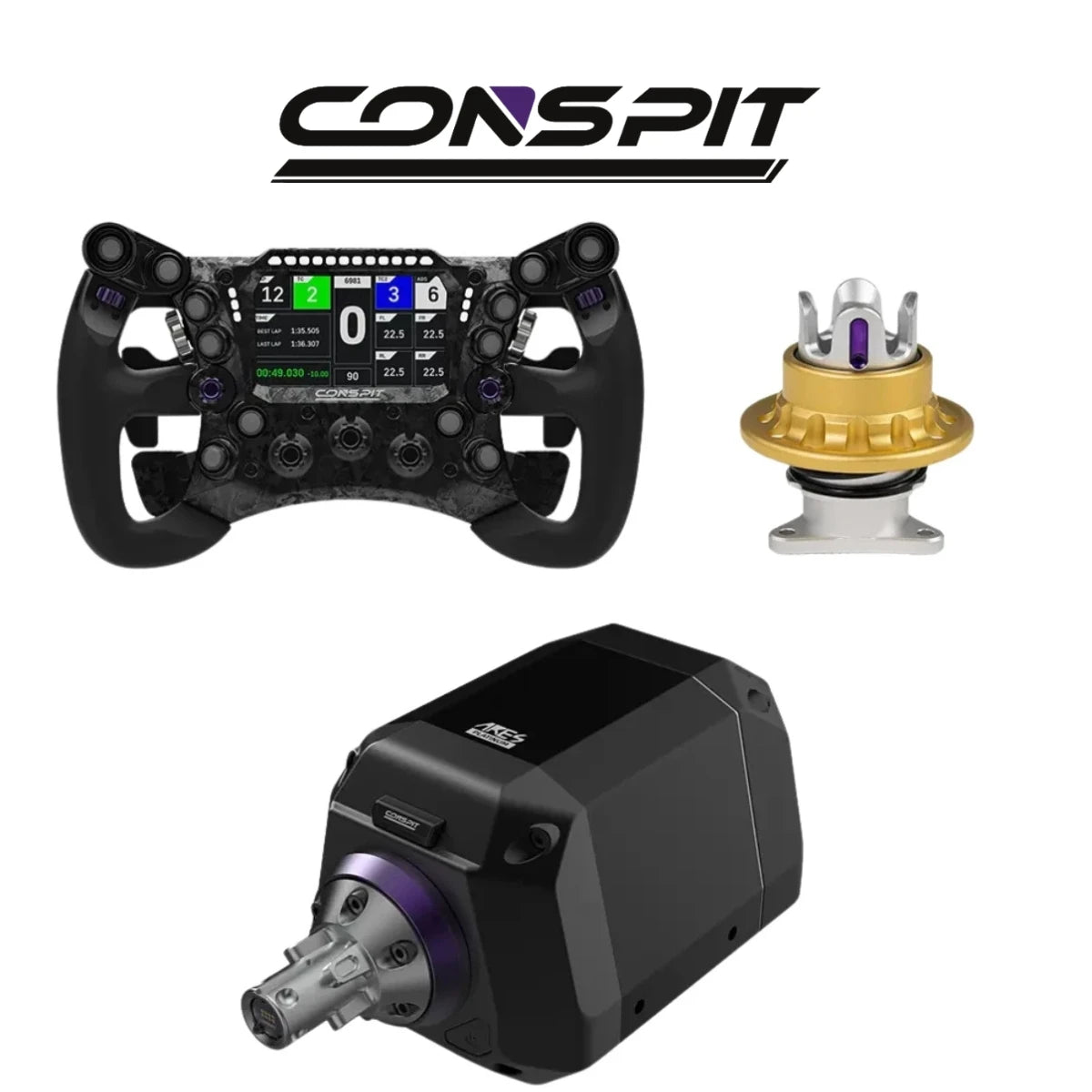 Conspit Ares Platinum + 290GP Wheel + QR Bundle -SimWelten.de