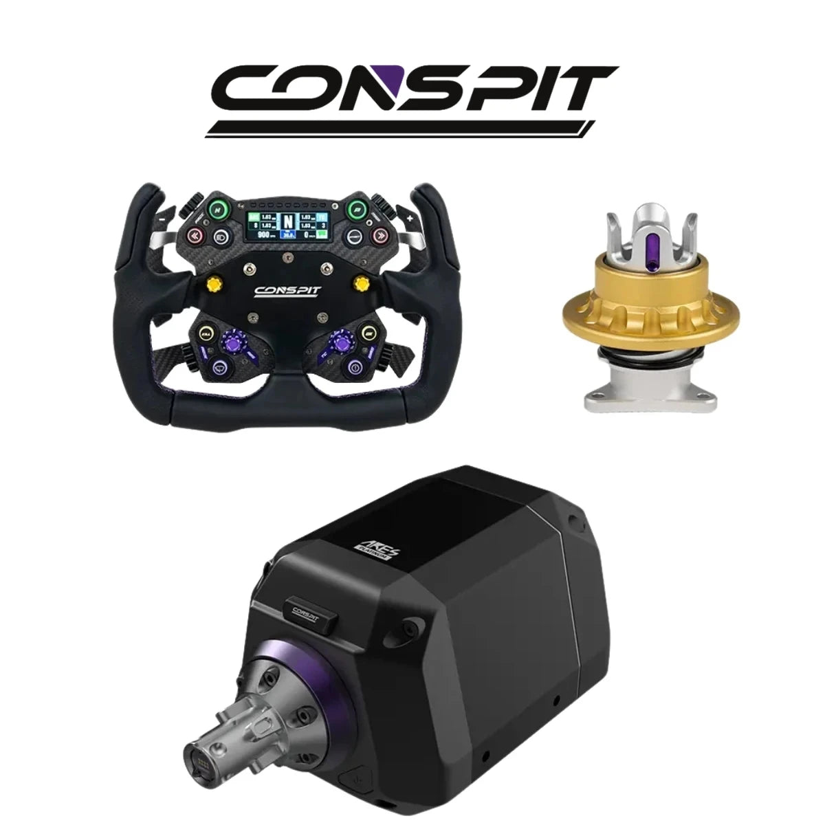 Conspit Ares Platinum + CX295 + H.AO Hub + QR Bundle -SimWelten.de