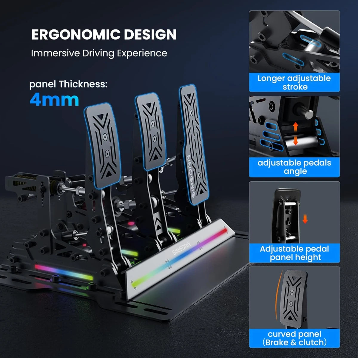 SIMSONN Pro X 2-Pedal Set