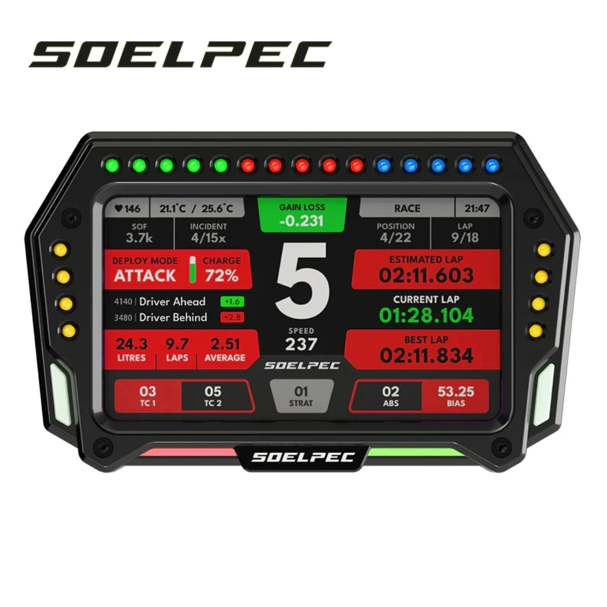 SOELPEC XR-5 Display Dashboard - SimWelten.de