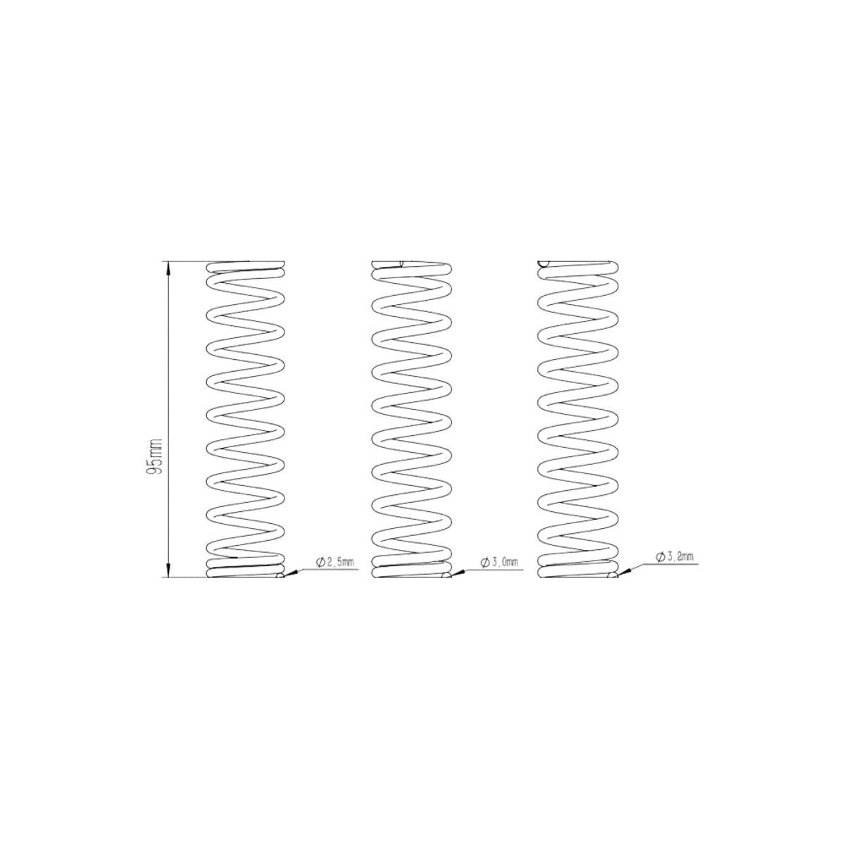 Simnet A-STC Throttle and Clutch Springs