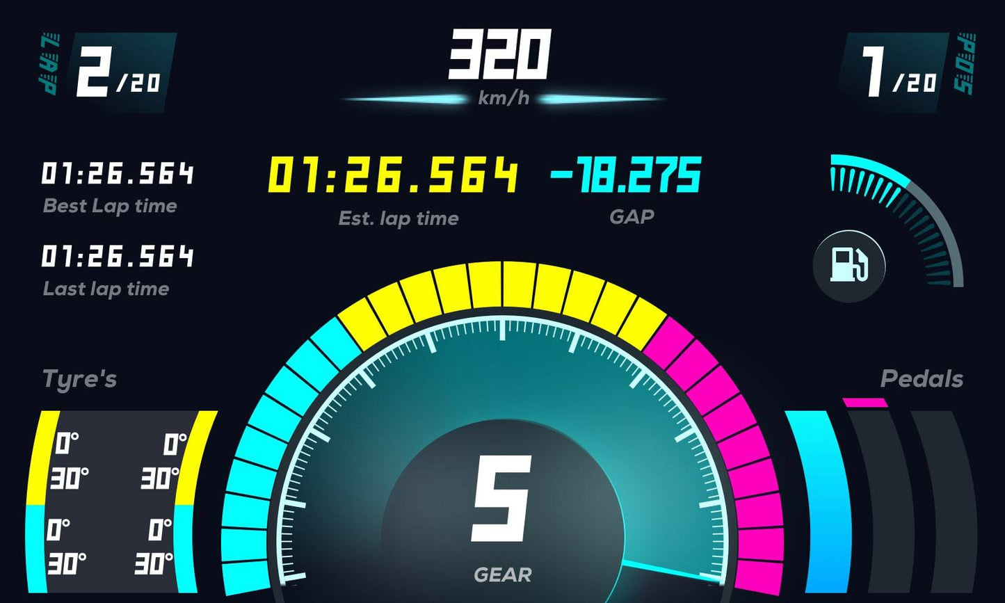 R800 Digital Dash - SimWelten.de