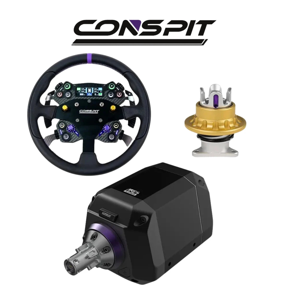 Conspit Ares Platinum + RX320 + H.AO Hub + QR Bundle -SimWelten.de